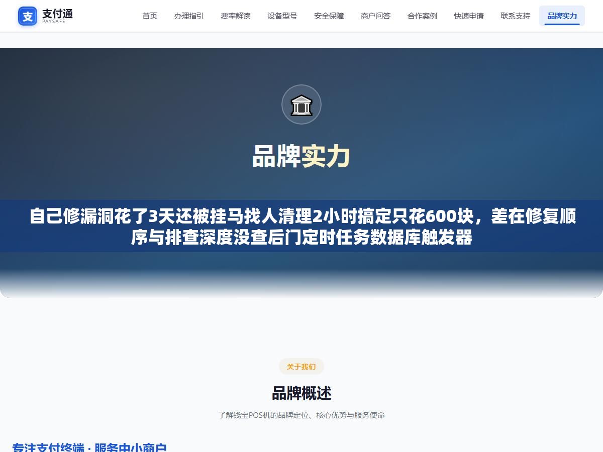 1 - 自己修漏洞花了3天还被挂马找人清理2小时搞定只花600块，差在修复顺序与排查深度没查后门定时任务数据库触发器 - UC建站系统