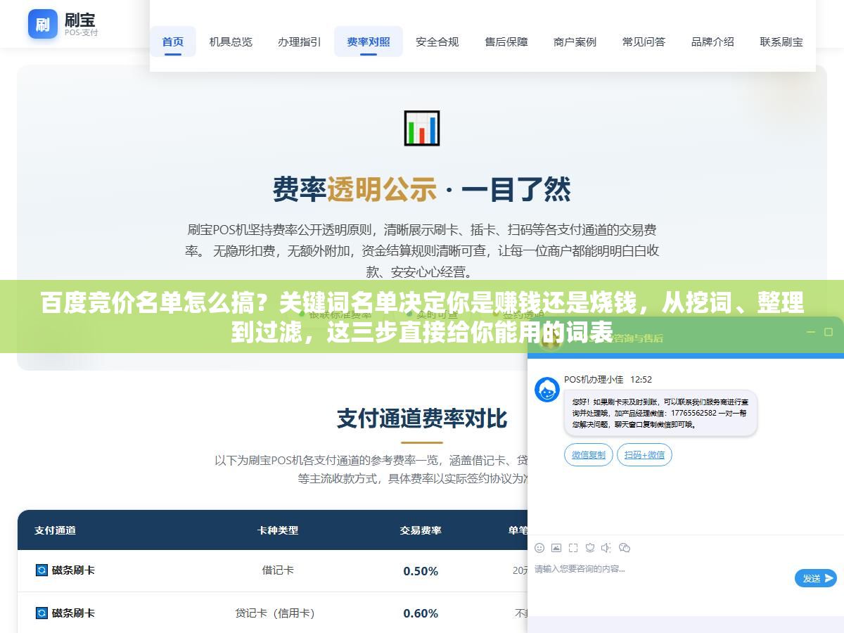 2 - 百度竞价名单怎么搞？关键词名单决定你是赚钱还是烧钱，从挖词、整理到过滤，这三步直接给你能用的词表 - UC建站系统