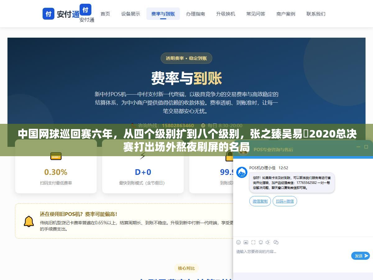 1 - 中国网球巡回赛六年，从四个级别扩到八个级别，张之臻吴易昺2020总决赛打出场外熬夜刷屏的名局 - UC建站系统