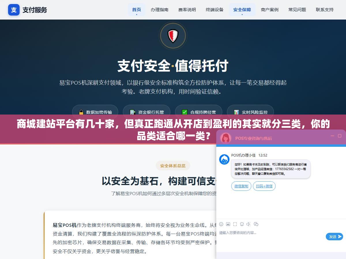 2 - 商城建站平台有几十家，但真正跑通从开店到盈利的其实就分三类，你的品类适合哪一类？ - UC建站系统