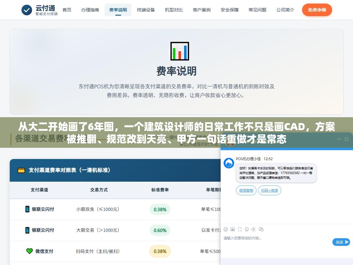 1 - 从大二开始画了6年图，一个建筑设计师的日常工作不只是画CAD，方案被推翻、规范改到天亮、甲方一句话重做才是常态 - UC建站系统