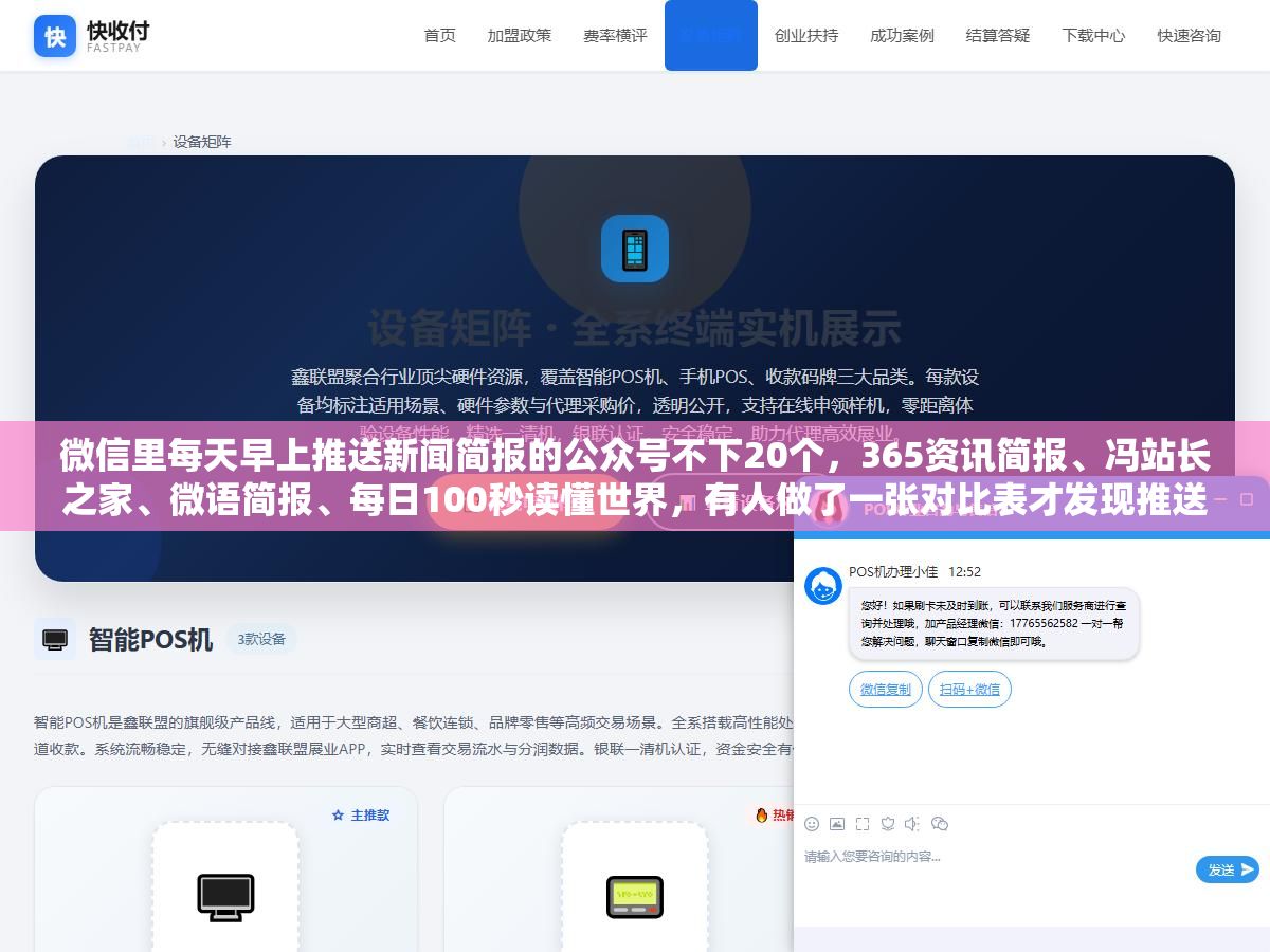 1 - 微信里每天早上推送新闻简报的公众号不下20个，365资讯简报、冯站长之家、微语简报、每日100秒读懂世界，有人做了一张对比表才发现推送时间、内容侧重和消息来源完全不一样 - UC建站系统