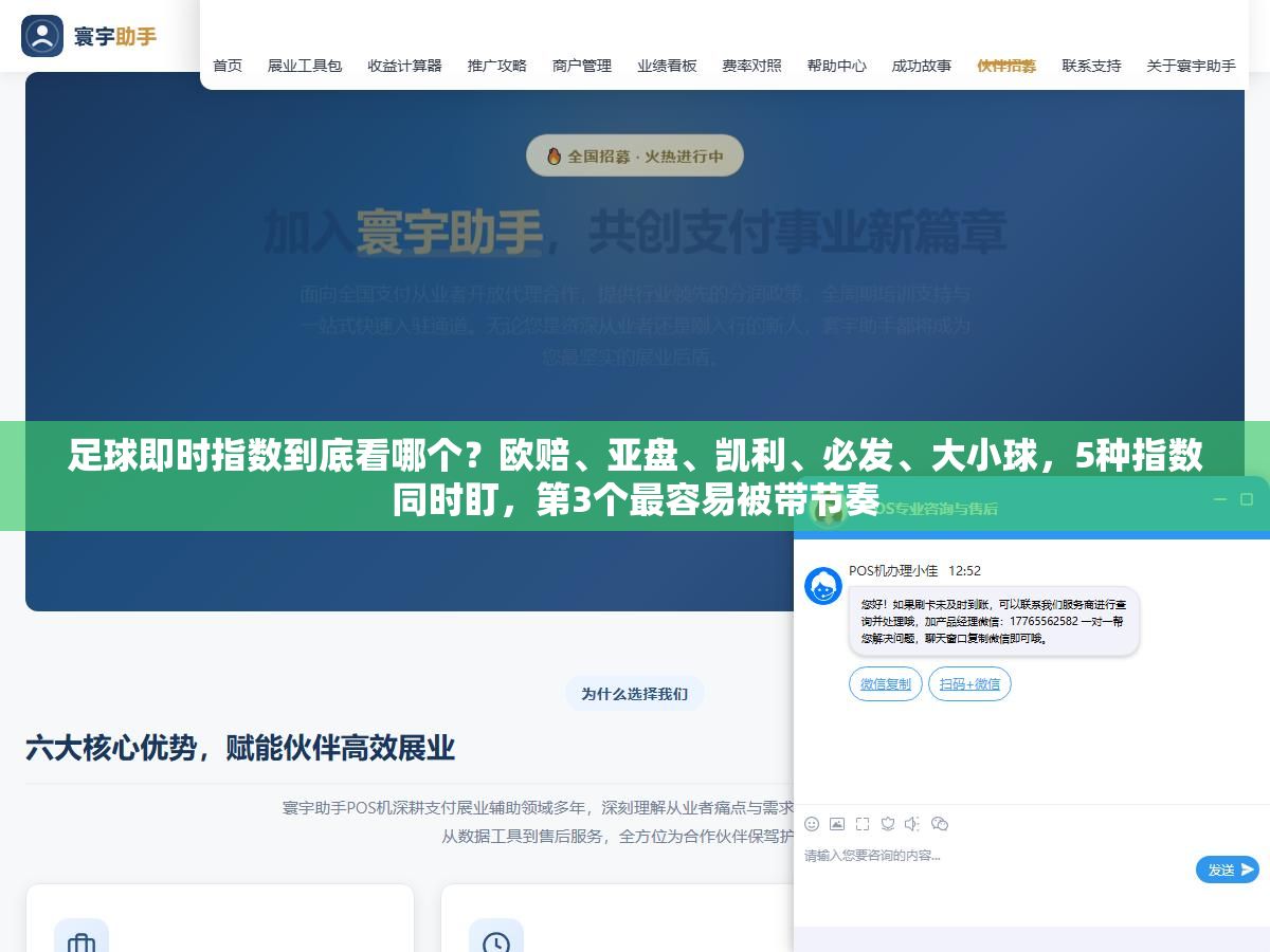 2 - 足球即时指数到底看哪个？欧赔、亚盘、凯利、必发、大小球，5种指数同时盯，第3个最容易被带节奏 - UC建站系统