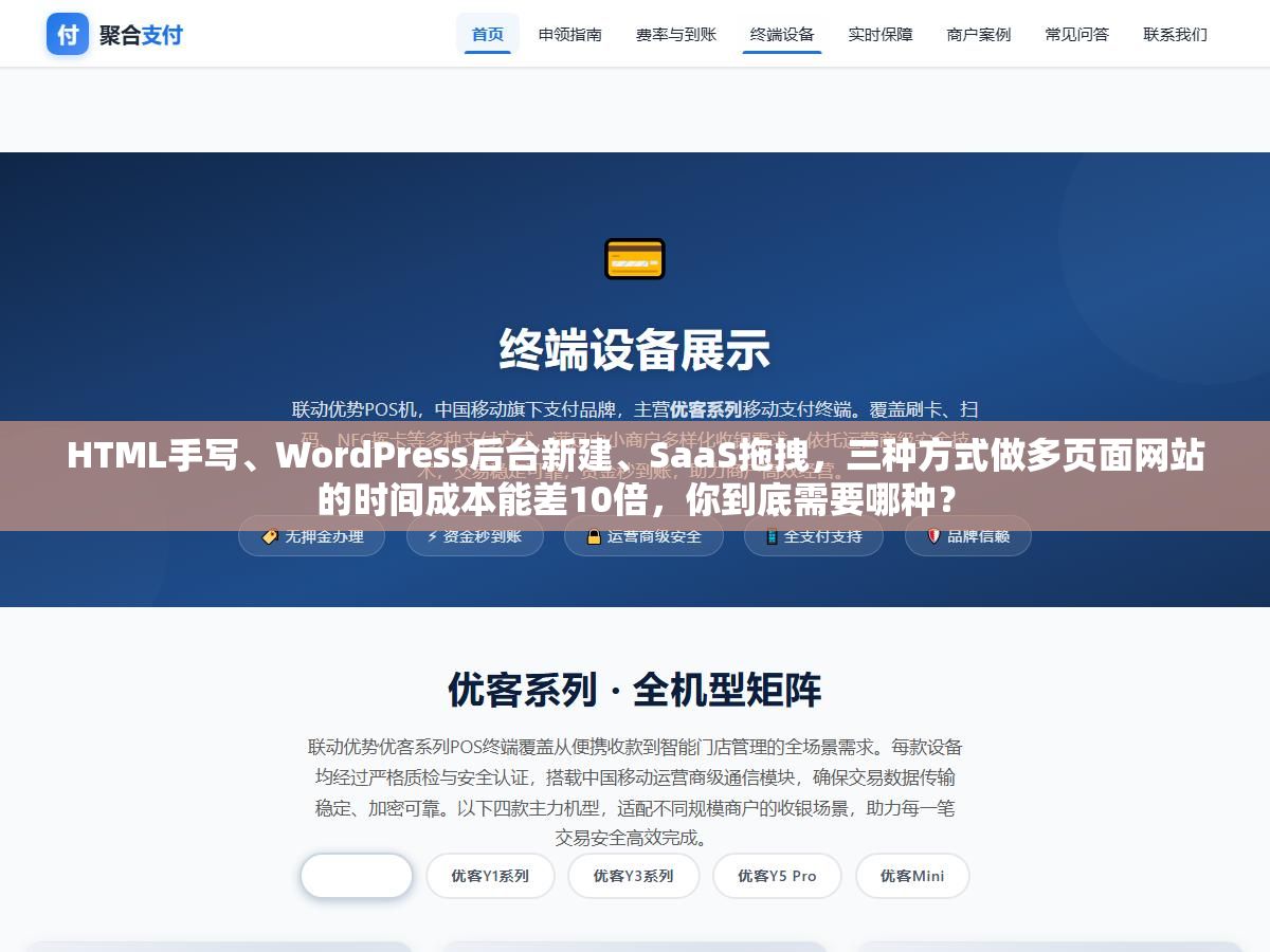 1 - HTML手写、WordPress后台新建、SaaS拖拽，三种方式做多页面网站的时间成本能差10倍，你到底需要哪种？ - UC建站系统