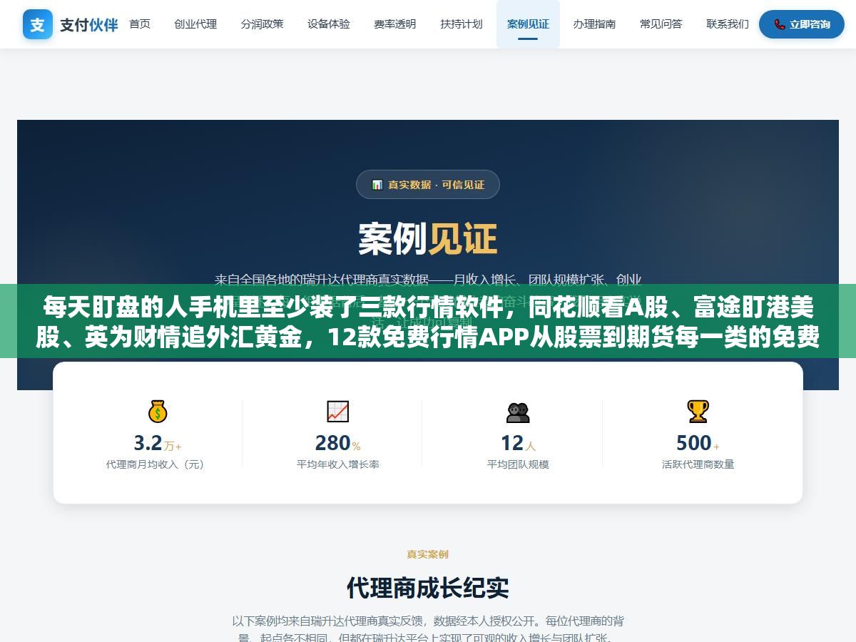 1 - 每天盯盘的人手机里至少装了三款行情软件，同花顺看A股、富途盯港美股、英为财情追外汇黄金，12款免费行情APP从股票到期货每一类的免费天花板都在这 - UC建站系统