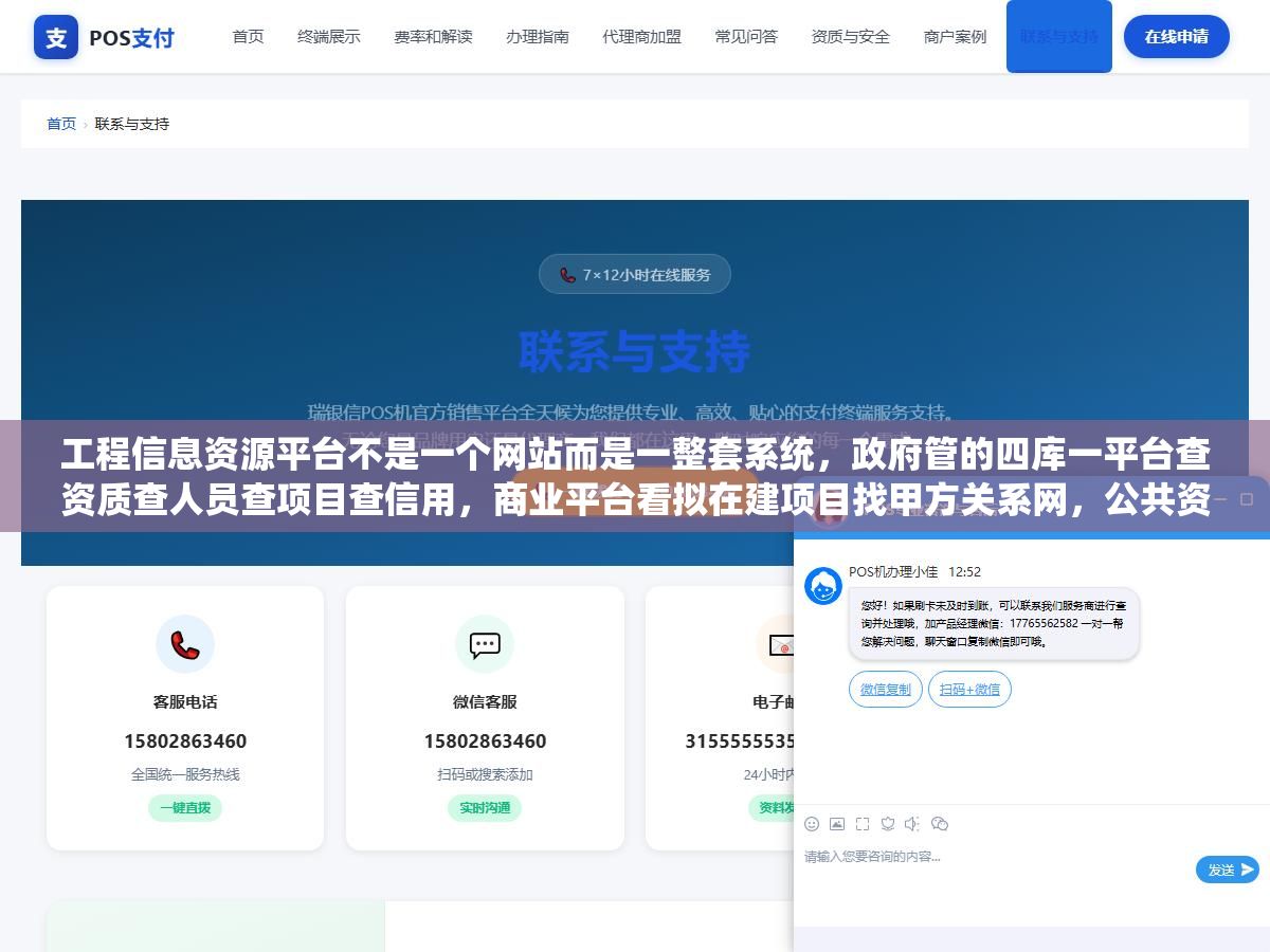1 - 工程信息资源平台不是一个网站而是一整套系统，政府管的四库一平台查资质查人员查项目查信用，商业平台看拟在建项目找甲方关系网，公共资源交易平台看招标公告，三个入口各管一摊，工程人用错平台等于白查 - UC建站系统