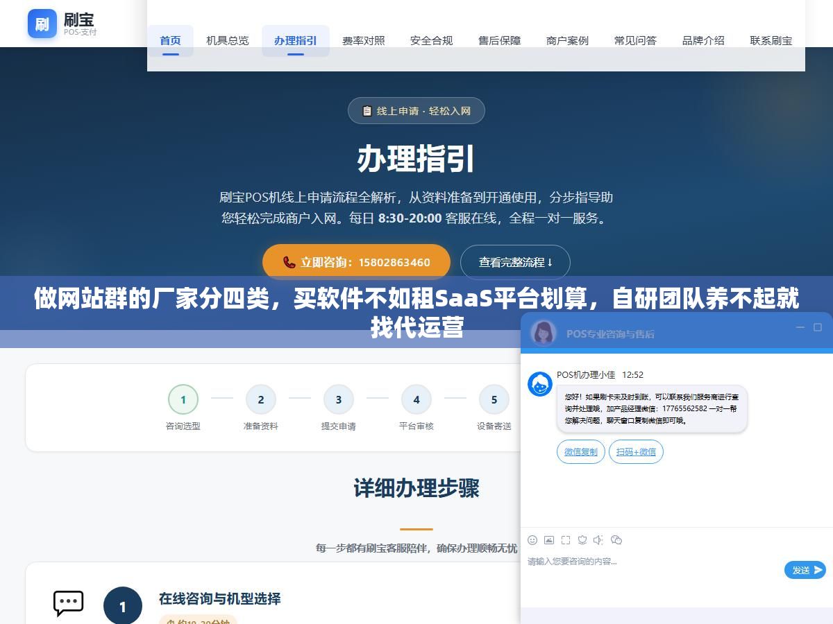 2 - 做网站群的厂家分四类，买软件不如租SaaS平台划算，自研团队养不起就找代运营 - UC建站系统