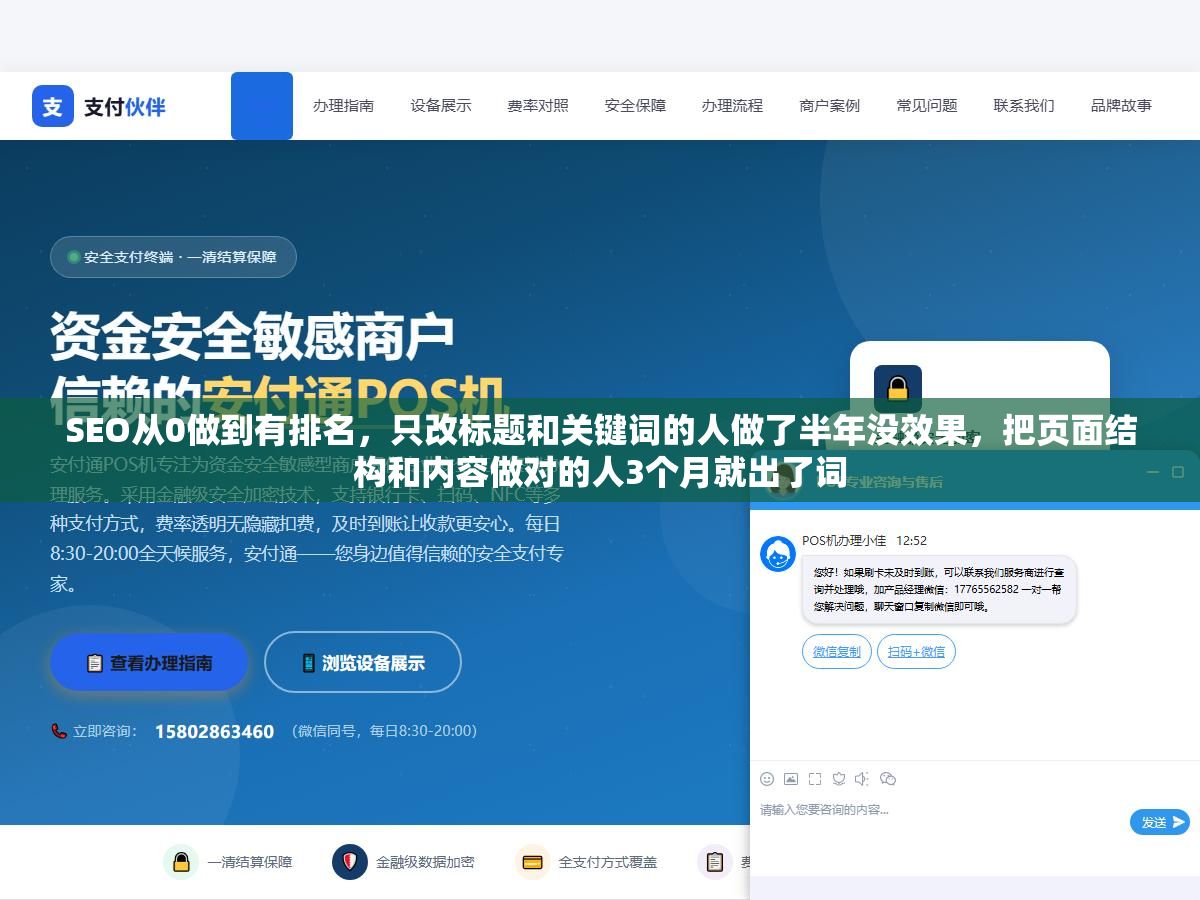 2 - SEO从0做到有排名，只改标题和关键词的人做了半年没效果，把页面结构和内容做对的人3个月就出了词 - UC建站系统