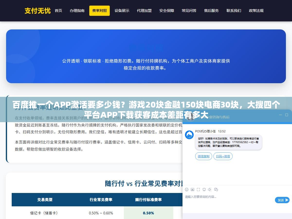 2 - 百度推一个APP激活要多少钱？游戏20块金融150块电商30块，大搜四个平台APP下载获客成本差距有多大 - UC建站系统