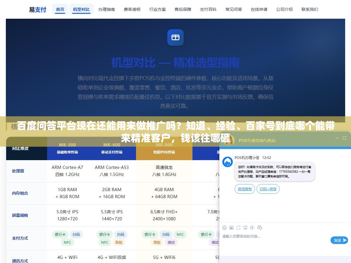 2 - 百度问答平台现在还能用来做推广吗？知道、经验、百家号到底哪个能带来精准客户，钱该往哪砸 - UC建站系统