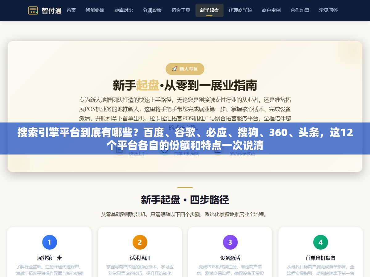 搜索引擎平台到底有哪些？百度、谷歌、必应、搜狗、360、头条，这12个平台各自的份额和特点一次说清