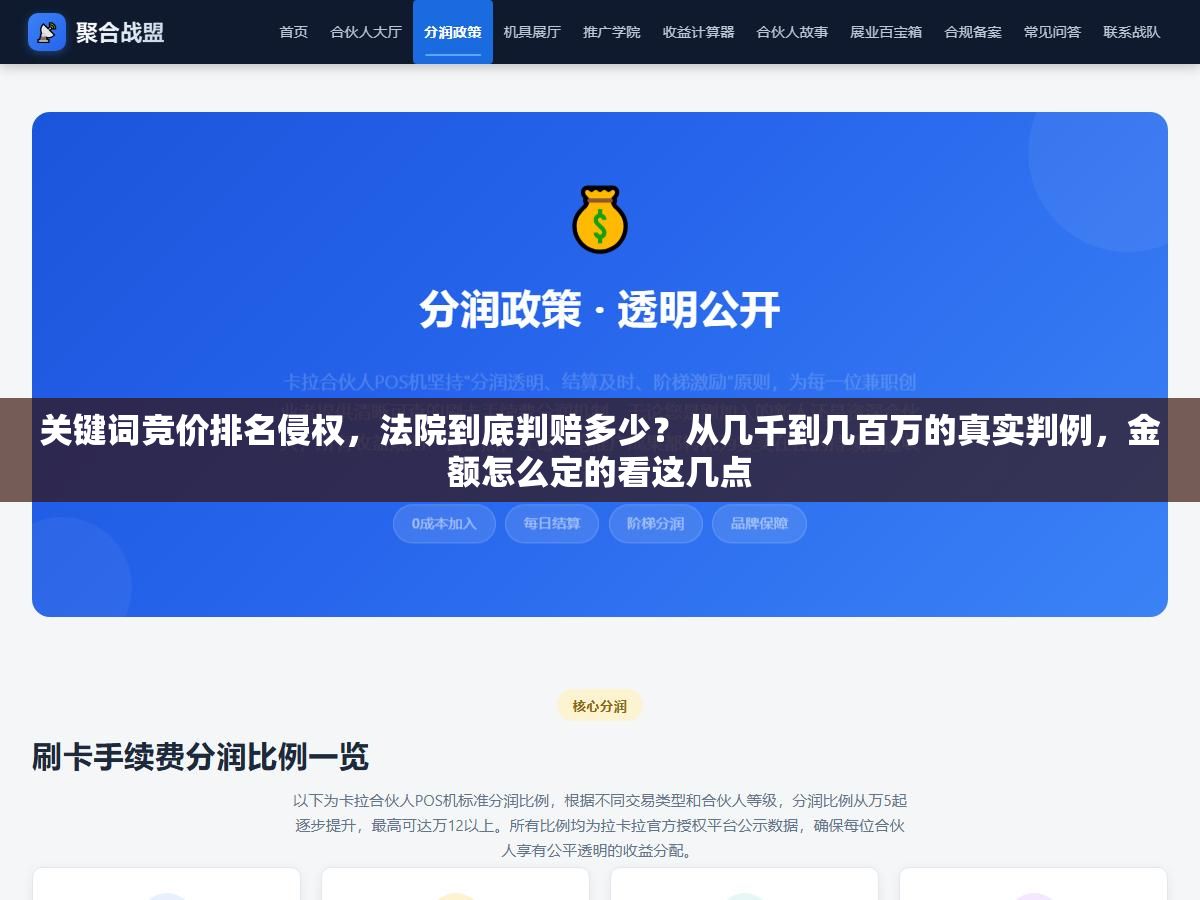 2 - 关键词竞价排名侵权，法院到底判赔多少？从几千到几百万的真实判例，金额怎么定的看这几点 - UC建站系统