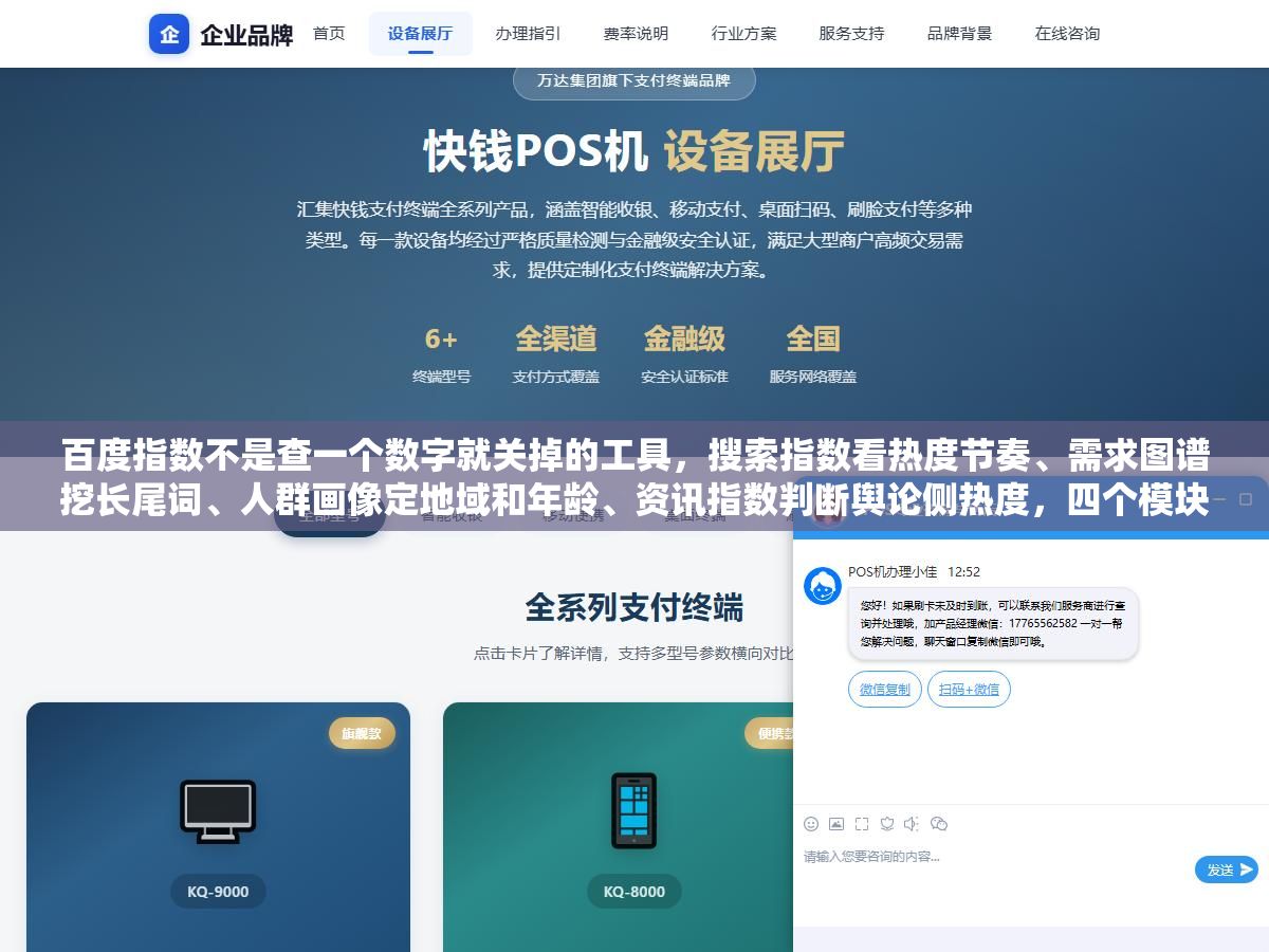 2 - 百度指数不是查一个数字就关掉的工具，搜索指数看热度节奏、需求图谱挖长尾词、人群画像定地域和年龄、资讯指数判断舆论侧热度，四个模块串起来用比你单独看一个关键词的指数值有用十倍 - UC建站系统