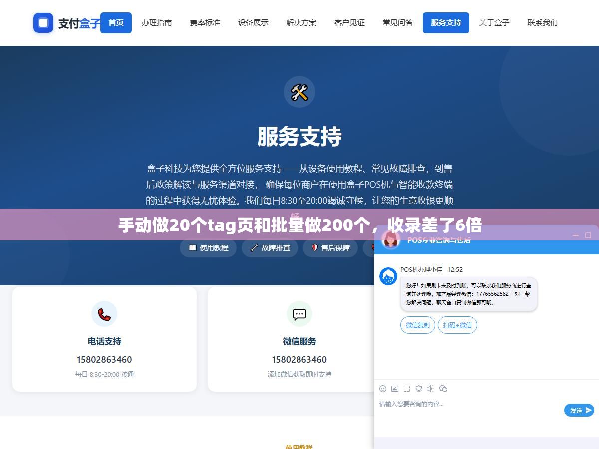 1 - 手动做20个tag页和批量做200个，收录差了6倍 - UC建站系统
