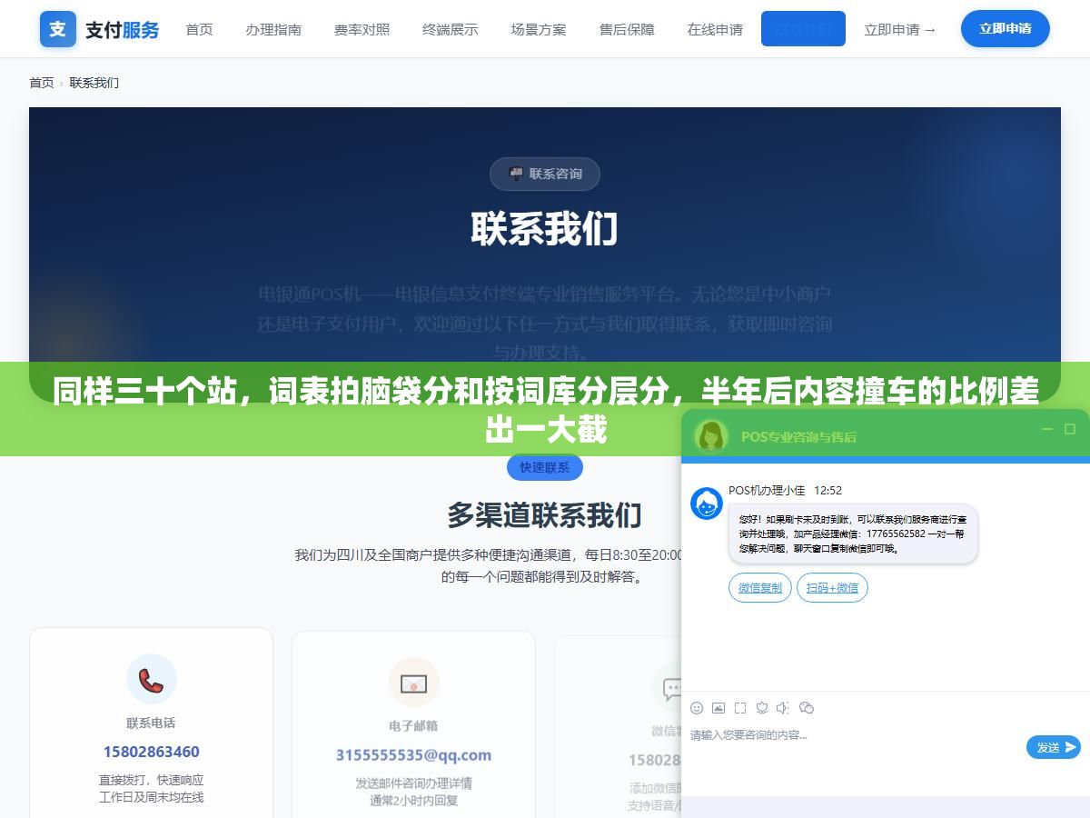 2 - 同样三十个站，词表拍脑袋分和按词库分层分，半年后内容撞车的比例差出一大截 - UC建站系统