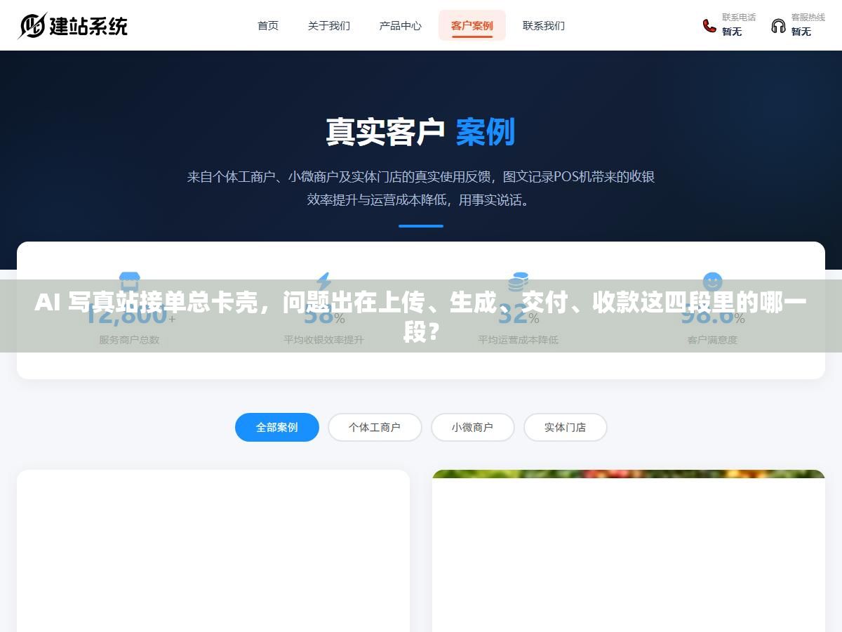 2 - AI 写真站接单总卡壳，问题出在上传、生成、交付、收款这四段里的哪一段？ - UC建站系统