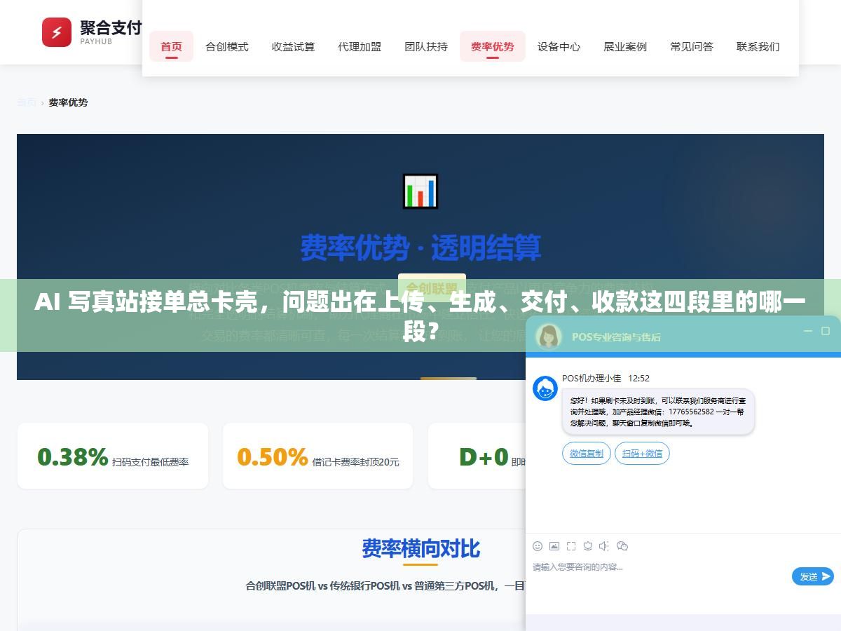 3 - AI 写真站接单总卡壳，问题出在上传、生成、交付、收款这四段里的哪一段？ - UC建站系统