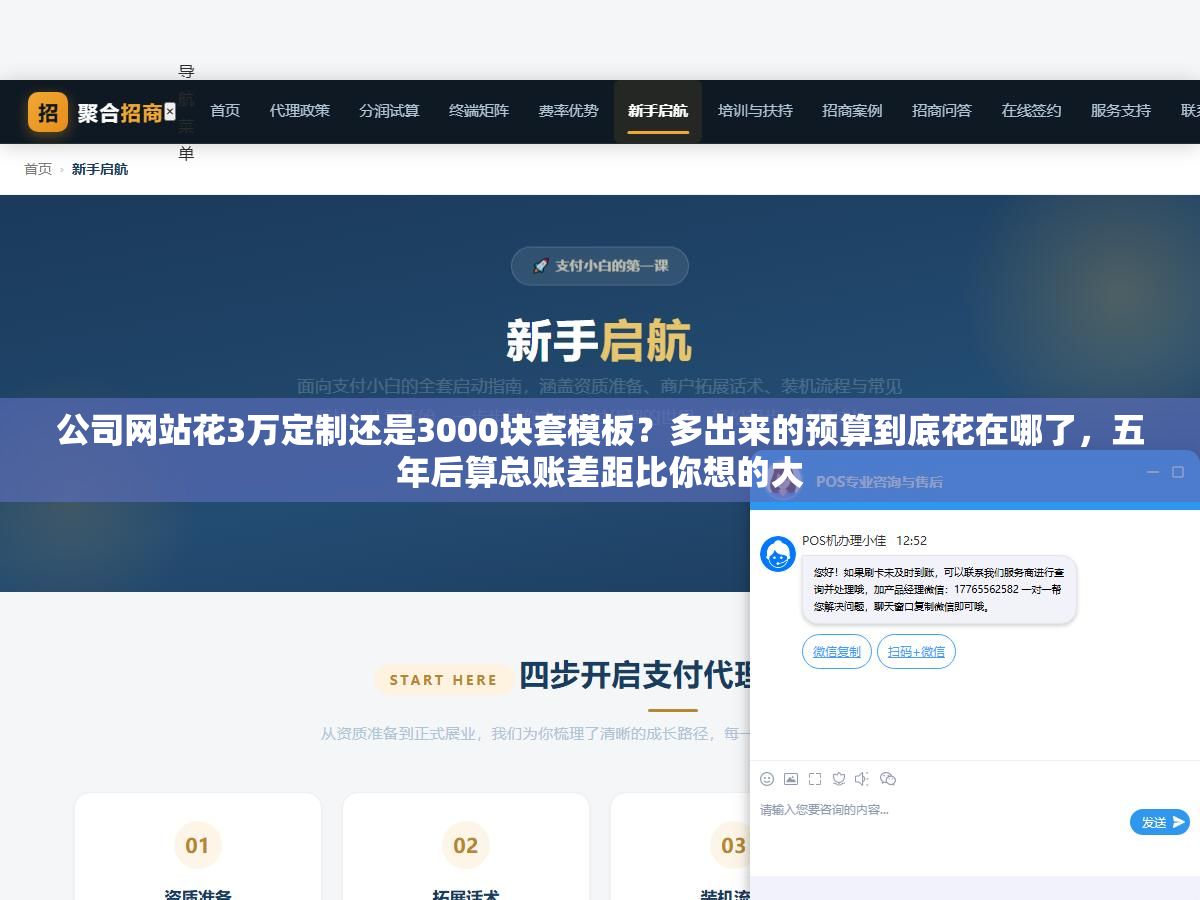 2 - 公司网站花3万定制还是3000块套模板？多出来的预算到底花在哪了，五年后算总账差距比你想的大 - UC建站系统