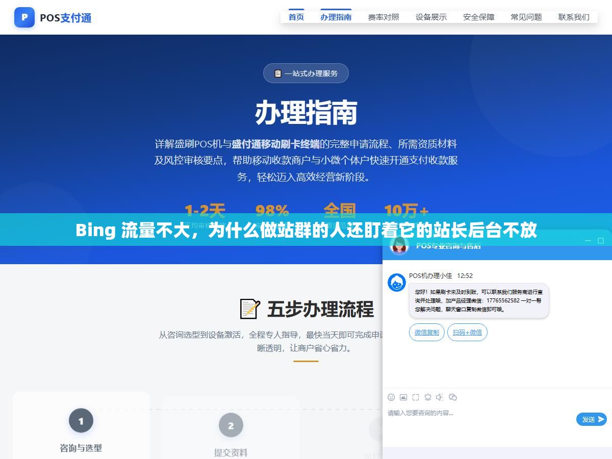 Bing 流量不大，为什么做站群的人还盯着它的站长后台不放