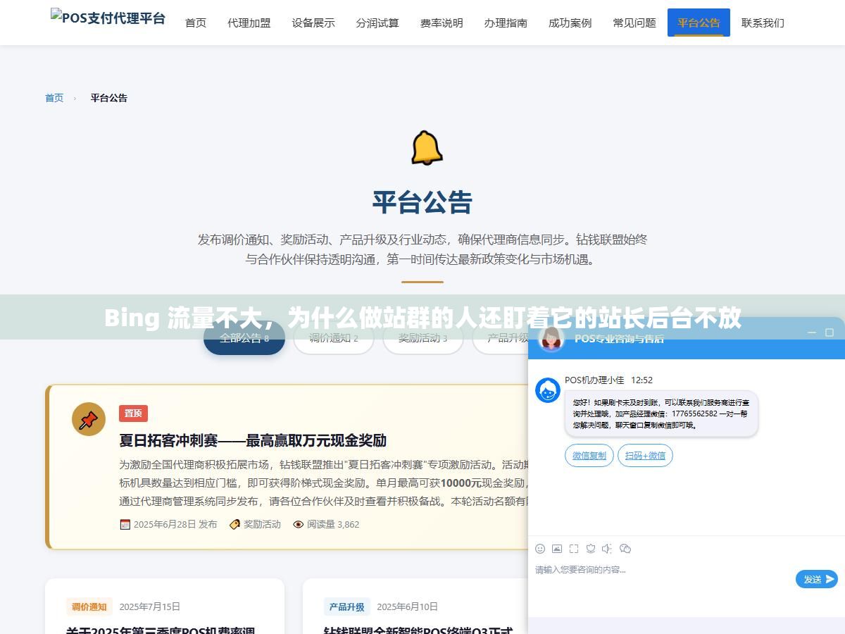 3 - Bing 流量不大，为什么做站群的人还盯着它的站长后台不放 - UC建站系统