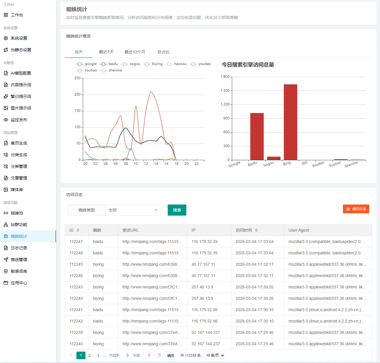 4 - 收录效果 - UC建站系统