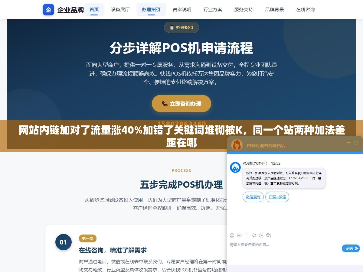 2 - 网站内链加对了流量涨40%加错了关键词堆砌被K，同一个站两种加法差距在哪 - UC建站系统
