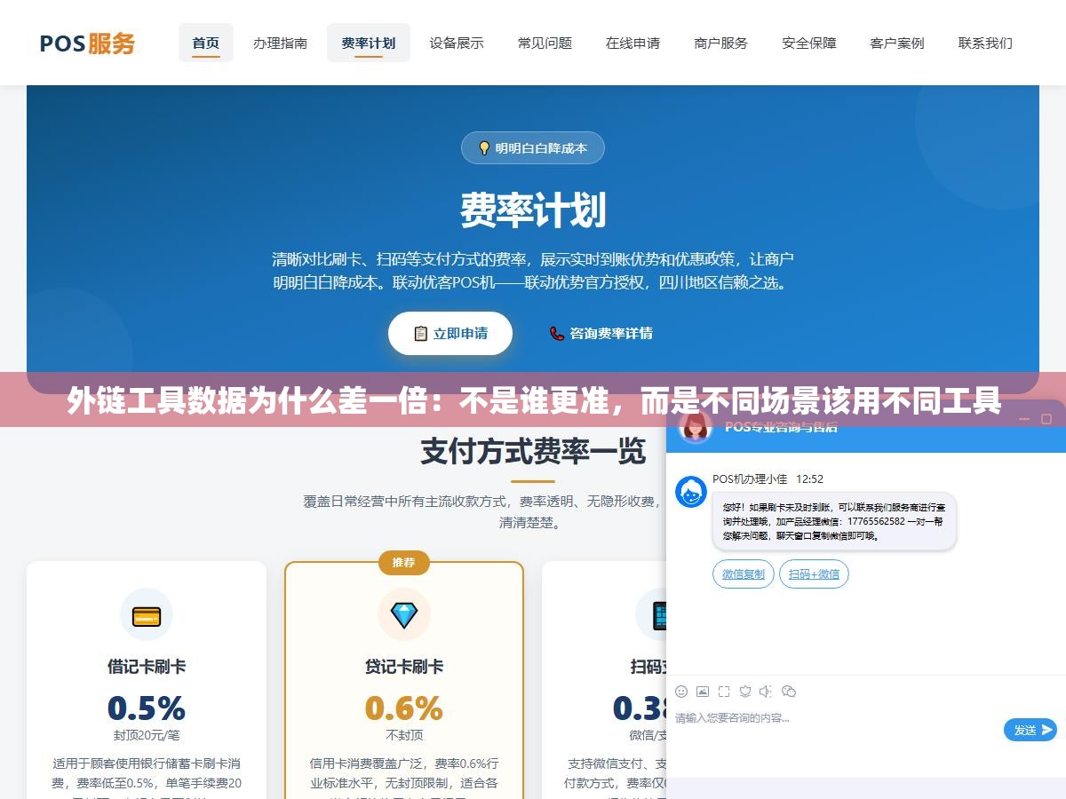 外链工具数据为什么差一倍:不是谁更准,而是不同场景该用不同工具 1 - 外链工具数据为什么差一倍:不是谁更准,而是不同场景该用不同工具 - UC建站系统