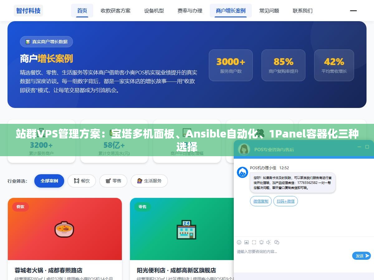 站群VPS管理方案:宝塔多机面板、Ansible自动化、1Panel容器化三种选择 1 - 站群VPS管理方案:宝塔多机面板、Ansible自动化、1Panel容器化三种选择 - UC建站系统