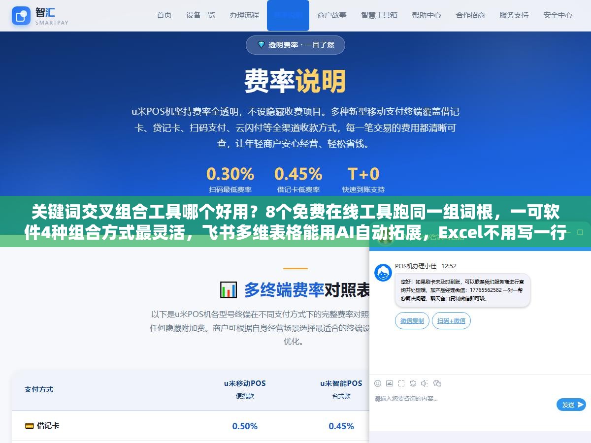 1 - 关键词交叉组合工具哪个好用？8个免费在线工具跑同一组词根，一可软件4种组合方式最灵活，飞书多维表格能用AI自动拓展，Excel不用写一行公式也能做笛卡尔积 - UC建站系统
