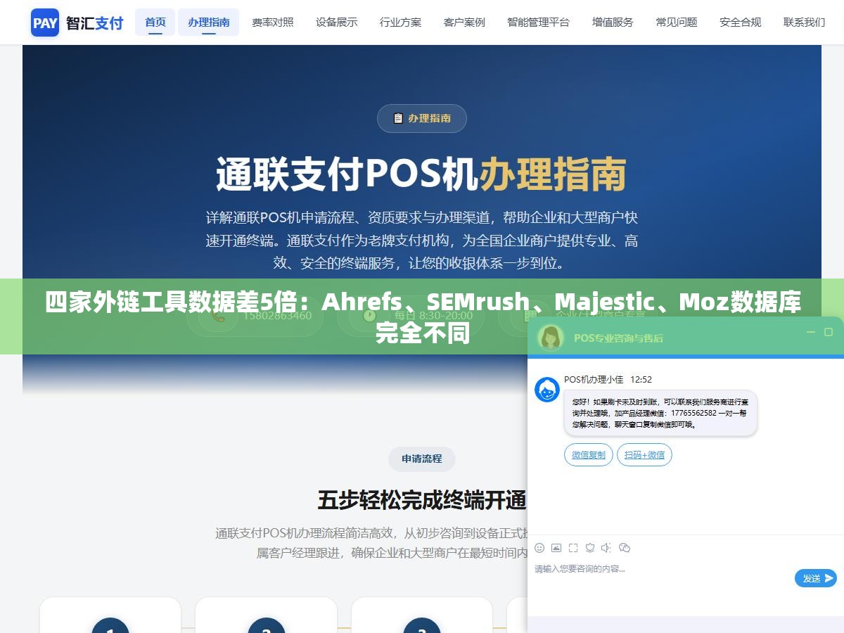 四家外链工具数据差5倍:Ahrefs、SEMrush、Majestic、Moz数据库完全不同 3 - 四家外链工具数据差5倍:Ahrefs、SEMrush、Majestic、Moz数据库完全不同 - UC建站系统