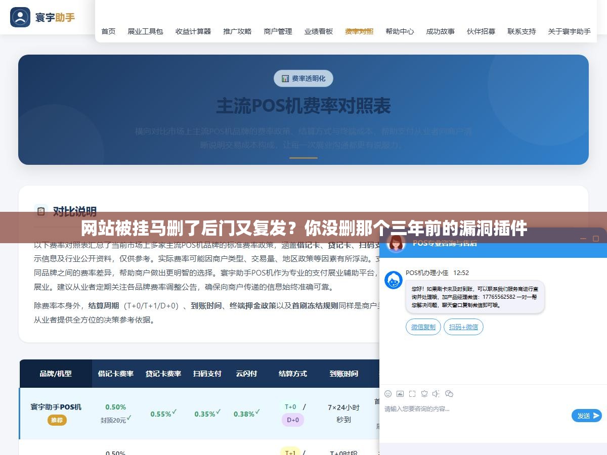 1 - 网站被挂马删了后门又复发？你没删那个三年前的漏洞插件 - UC建站系统