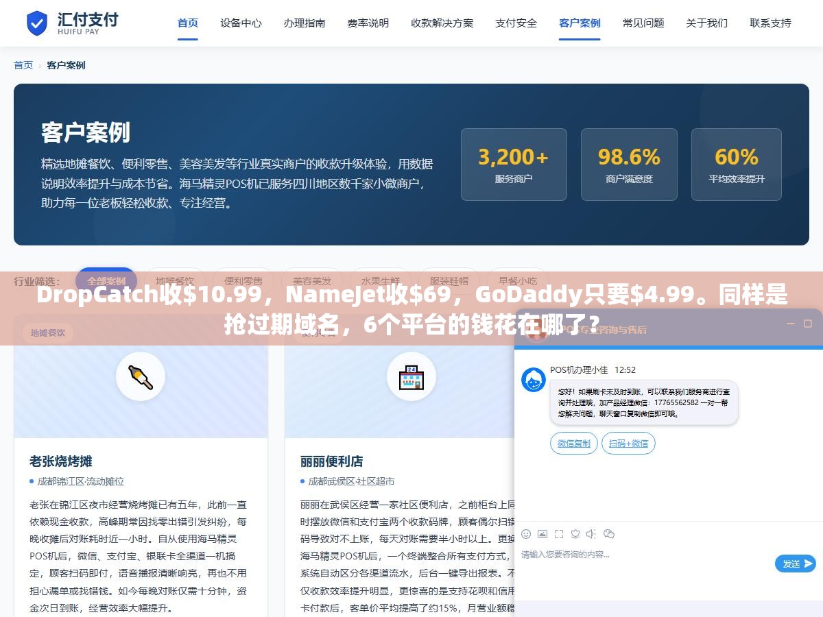DropCatch收$10.99,NameJet收$69,GoDaddy只要$4.99。同样是抢过期域名,6个平台的钱花在哪了? 1 - DropCatch收$10.99,NameJet收$69,GoDaddy只要$4.99。同样是抢过期域名,6个平台的钱花在哪了? - UC建站系统