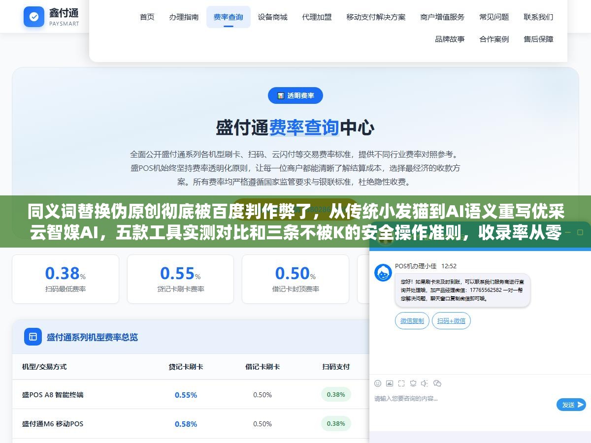 2 - 同义词替换伪原创彻底被百度判作弊了，从传统小发猫到AI语义重写优采云智媒AI，五款工具实测对比和三条不被K的安全操作准则，收录率从零到82%差在哪 - UC建站系统