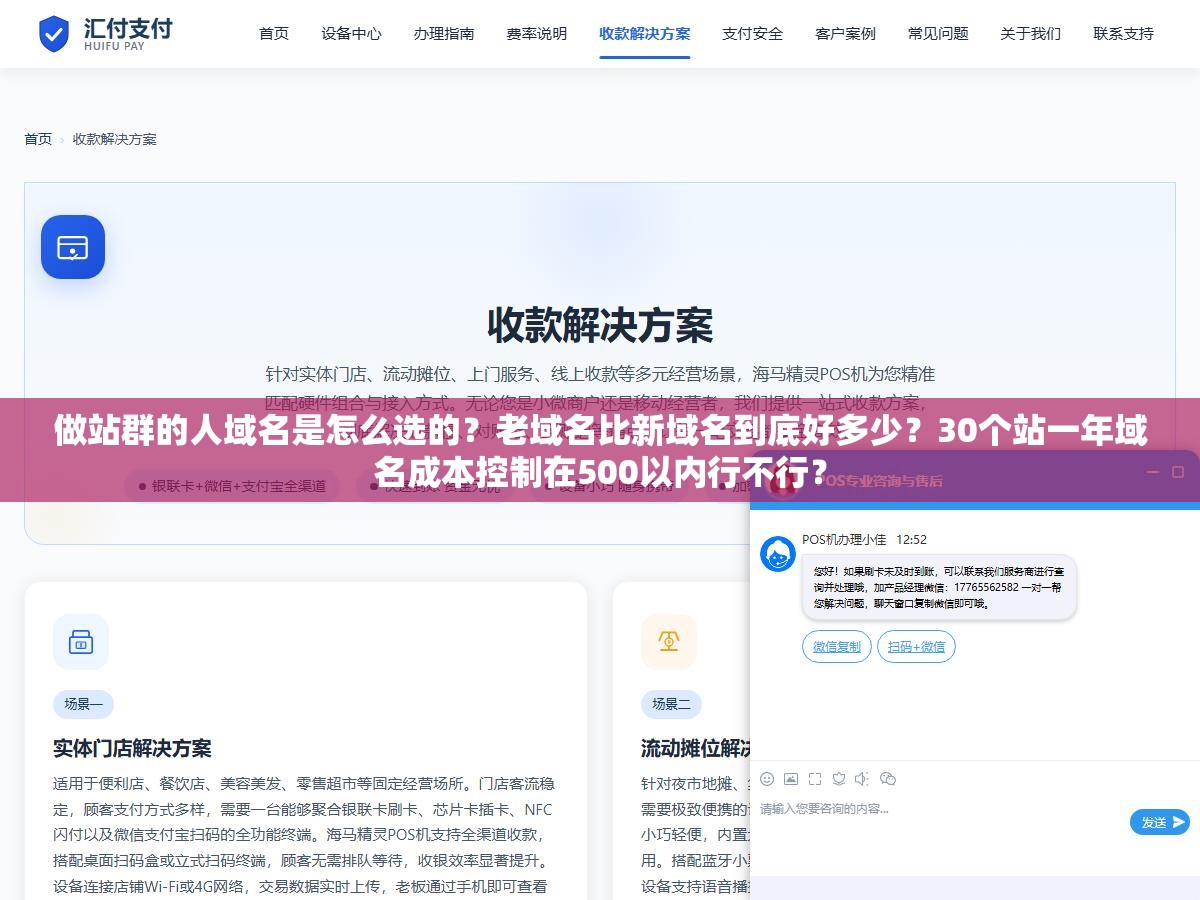 3 - 做站群的人域名是怎么选的？老域名比新域名到底好多少？30个站一年域名成本控制在500以内行不行？ - UC建站系统
