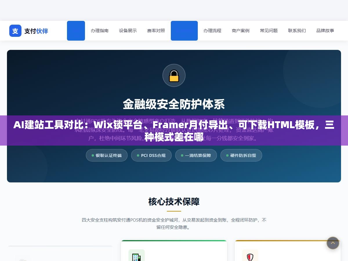 AI建站工具对比:Wix锁平台、Framer月付导出、可下载HTML模板,三种模式差在哪 1 - AI建站工具对比:Wix锁平台、Framer月付导出、可下载HTML模板,三种模式差在哪 - UC建站系统