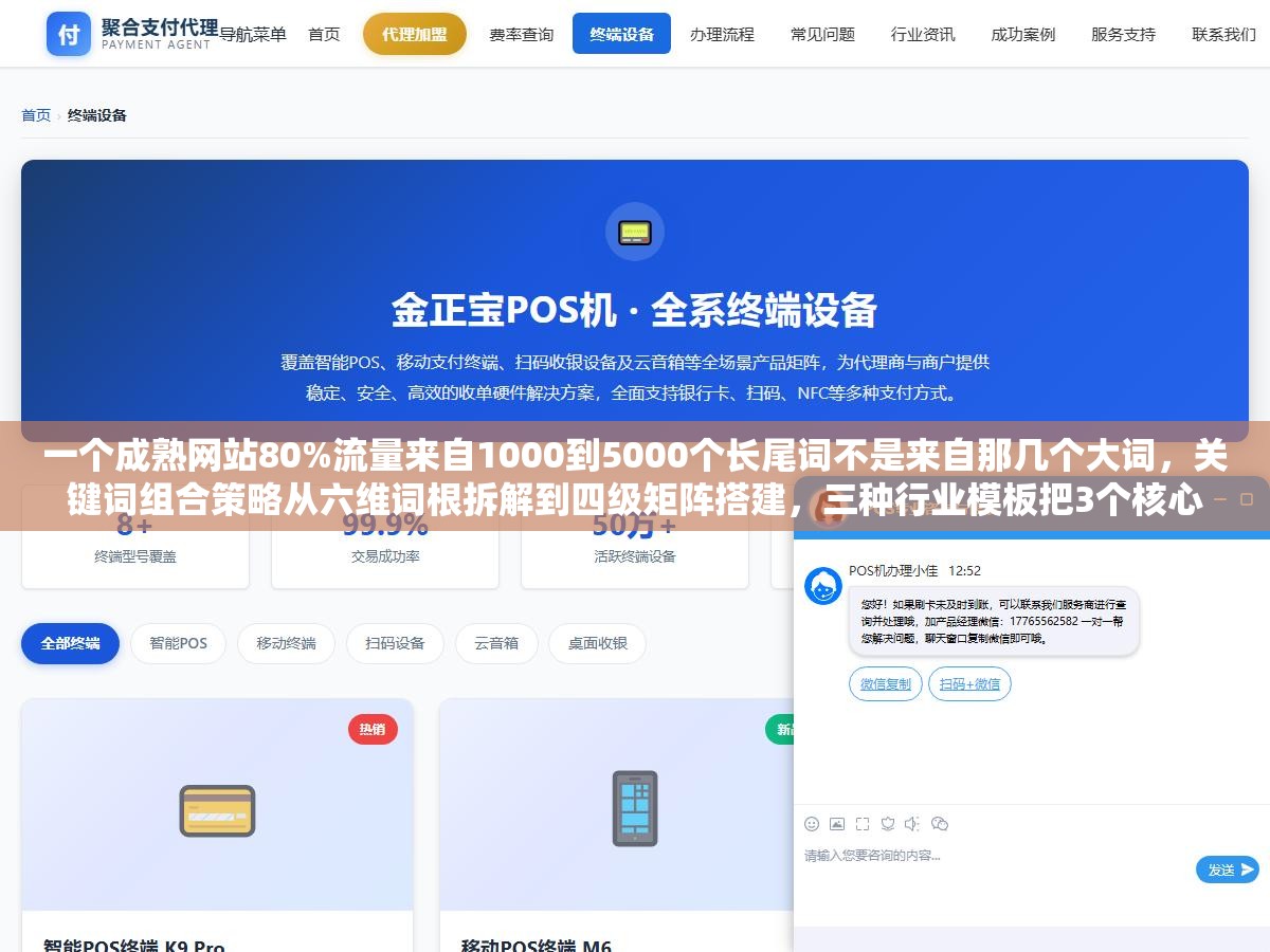 一个成熟网站80%流量来自1000到5000个长尾词不是来自那几个大词,关键词组合策略从六维词根拆解到四级矩阵搭建,三种行业模板把3个核心词变成300个能来流量的词 2 - 一个成熟网站80%流量来自1000到5000个长尾词不是来自那几个大词,关键词组合策略从六维词根拆解到四级矩阵搭建,三种行业模板把3个核心词变成300个能来流量的词 - UC建站系统