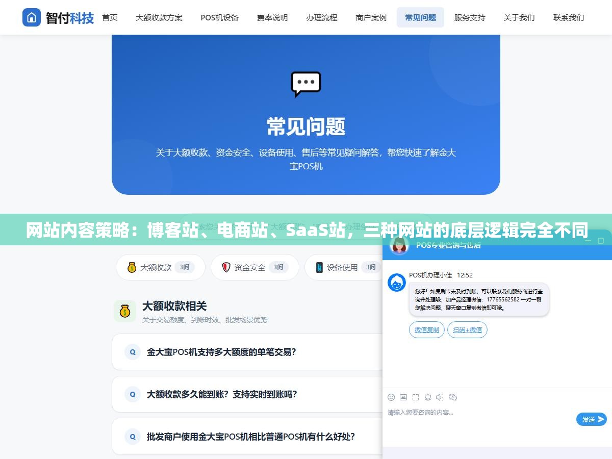 网站内容策略:博客站、电商站、SaaS站,三种网站的底层逻辑完全不同 1 - 网站内容策略:博客站、电商站、SaaS站,三种网站的底层逻辑完全不同 - UC建站系统