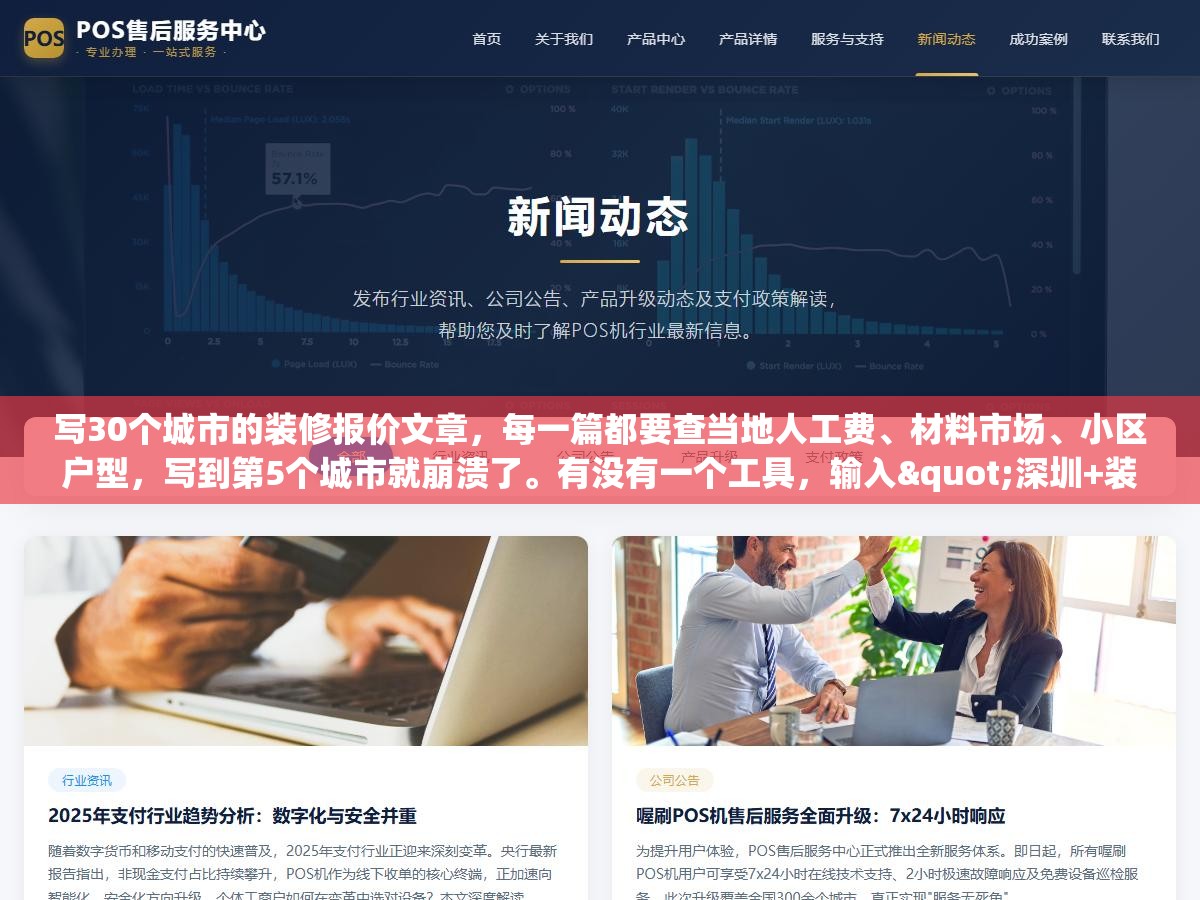 2 - 写30个城市的装修报价文章，每一篇都要查当地人工费、材料市场、小区户型，写到第5个城市就崩溃了。有没有一个工具，输入"深圳+装修报价"就能自动补全深圳特有的本地元素？ - UC建站系统