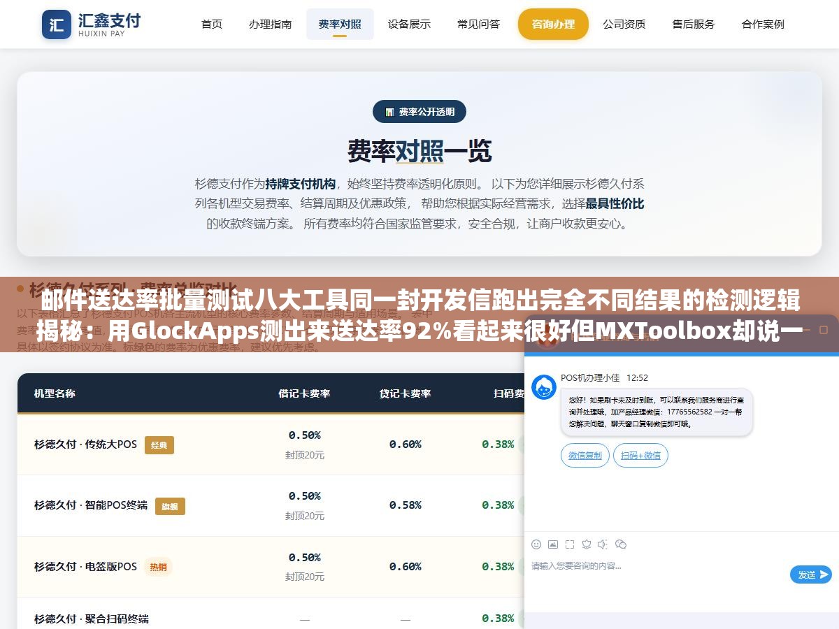 邮件送达率批量测试八大工具同一封开发信跑出完全不同结果的检测逻辑揭秘:用GlockApps测出来送达率92%看起来很好但MXToolbox却说一切正常没有黑名单记录,原来不同工具检测的不是同一层深度有的只看域名黑名单有的看邮件内容质量有的模拟最终收件环境 2 - 邮件送达率批量测试八大工具同一封开发信跑出完全不同结果的检测逻辑揭秘:用GlockApps测出来送达率92%看起来很好但MXToolbox却说一切正常没有黑名单记录,原来不同工具检测的不是同一层深度有的只看域名黑名单有的看邮件内容质量有的模拟最终收件环境 - UC建站系统
