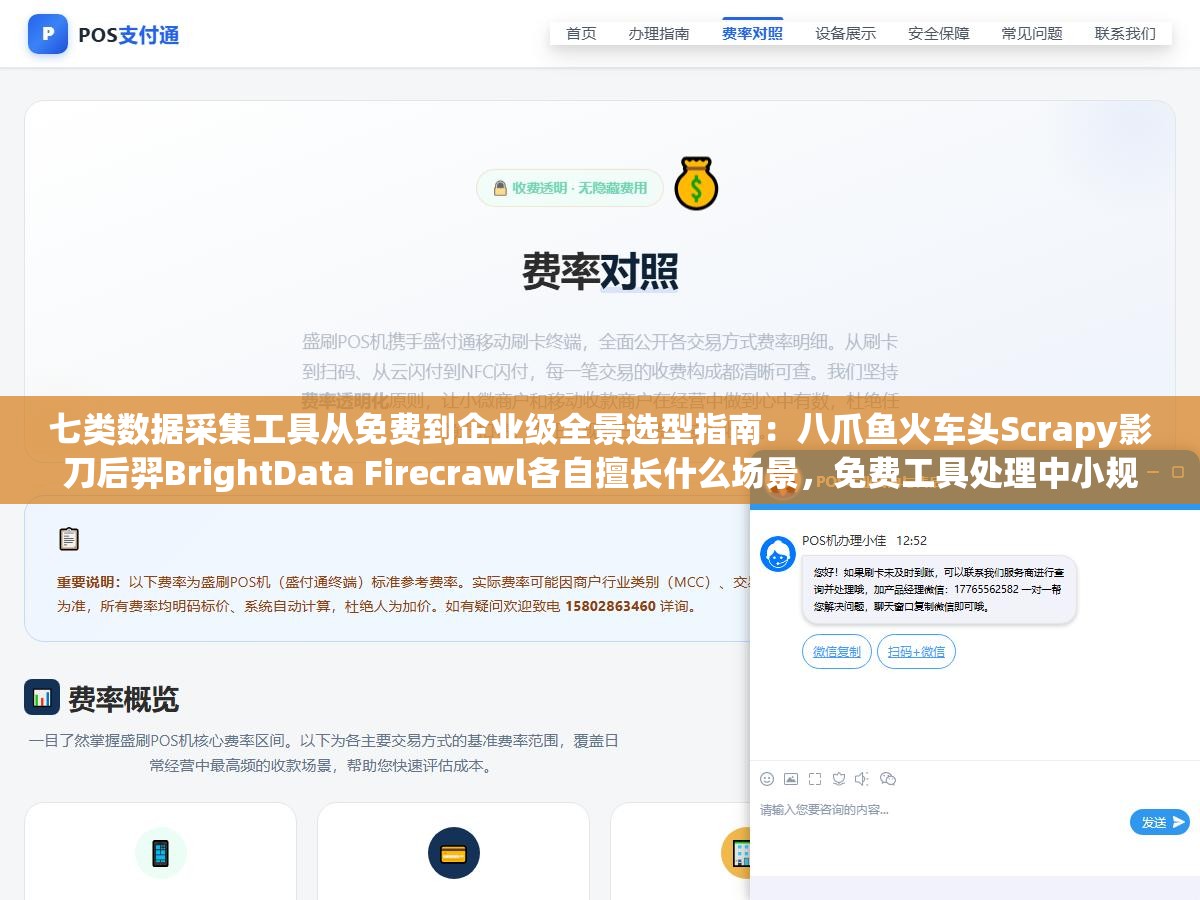 2 - 七类数据采集工具从免费到企业级全景选型指南：八爪鱼火车头Scrapy影刀后羿BrightData Firecrawl各自擅长什么场景，免费工具处理中小规模数据完全够用但当你需要每天爬取10万级页面还要自动切换代理IP时就得从开源框架往商业方案跳 - UC建站系统
