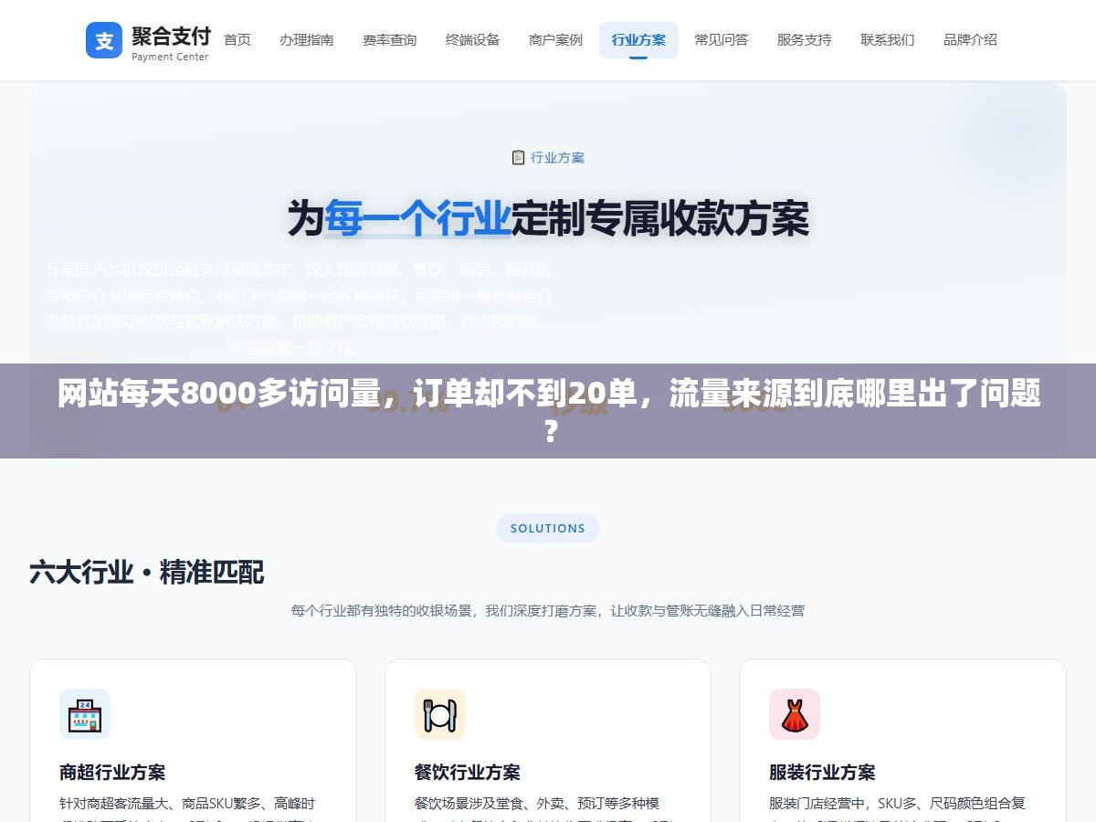 网站每天8000多访问量,订单却不到20单,流量来源到底哪里出了问题? 1 - 网站每天8000多访问量,订单却不到20单,流量来源到底哪里出了问题? - UC建站系统