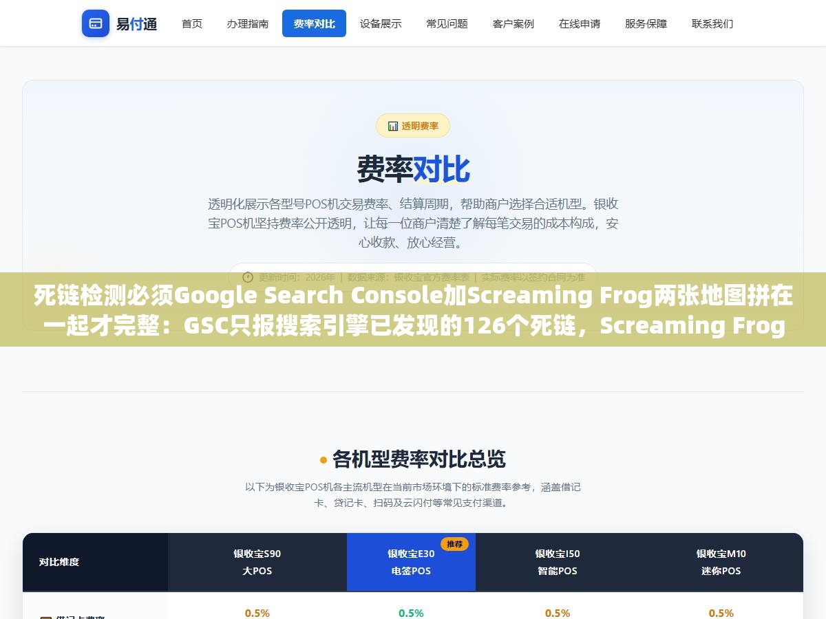死链检测必须Google Search Console加Screaming Frog两张地图拼在一起才完整:GSC只报搜索引擎已发现的126个死链,Screaming Frog还能挖出41个外部链接指向不存在的页面和19条301重定向链中链此外还占了蜘蛛抓取配额的近三成 2 - 死链检测必须Google Search Console加Screaming Frog两张地图拼在一起才完整:GSC只报搜索引擎已发现的126个死链,Screaming Frog还能挖出41个外部链接指向不存在的页面和19条301重定向链中链此外还占了蜘蛛抓取配额的近三成 - UC建站系统