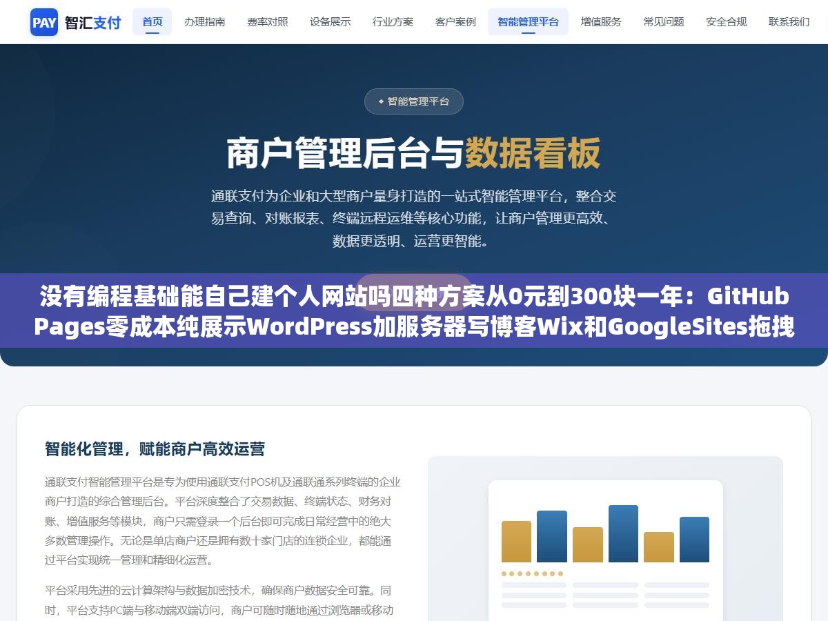 没有编程基础能自己建个人网站吗四种方案从0元到300块一年：GitHubPages零成本纯展示WordPress加服务器写博客Wix和GoogleSites拖拽建站CMS程序介于两者之间适合不同需求的人