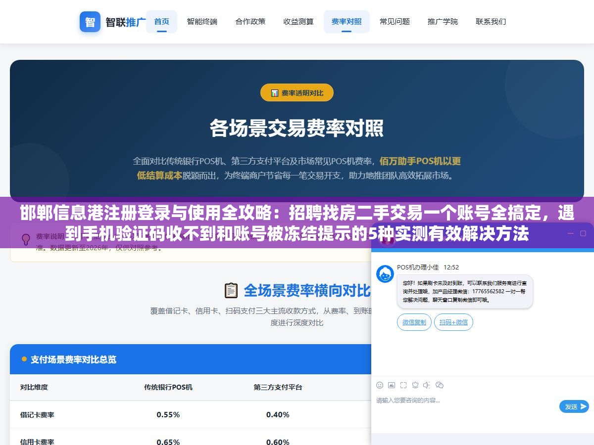 邯郸信息港注册登录与使用全攻略:招聘找房二手交易一个账号全搞定,遇到手机验证码收不到和账号被冻结提示的5种实测有效解决方法 2 - 邯郸信息港注册登录与使用全攻略:招聘找房二手交易一个账号全搞定,遇到手机验证码收不到和账号被冻结提示的5种实测有效解决方法 - UC建站系统