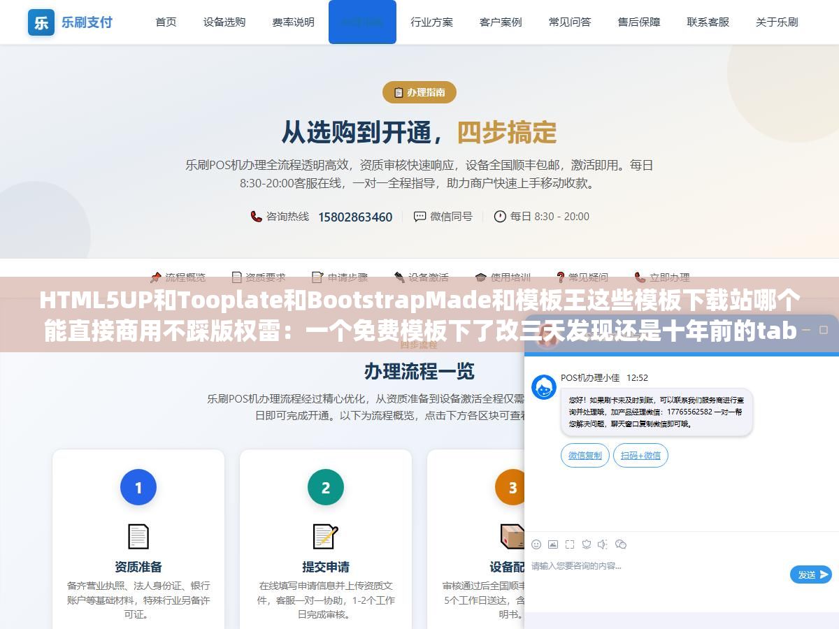 2 - HTML5UP和Tooplate和BootstrapMade和模板王这些模板下载站哪个能直接商用不踩版权雷：一个免费模板下了改三天发现还是十年前的table布局底部埋了三段base64加密PHP代码商用站随时面临索赔风险 - UC建站系统