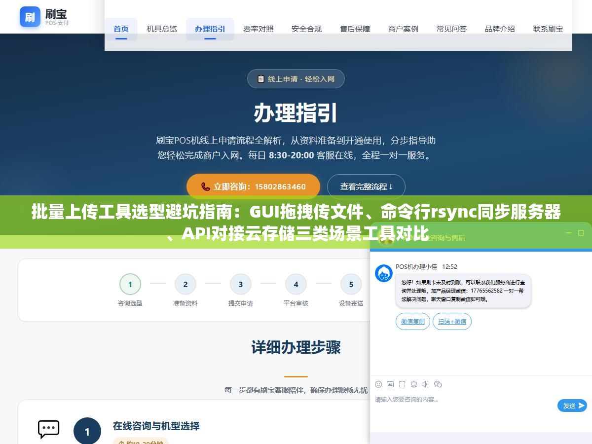 批量上传工具选型避坑指南:GUI拖拽传文件、命令行rsync同步服务器、API对接云存储三类场景工具对比 2 - 批量上传工具选型避坑指南:GUI拖拽传文件、命令行rsync同步服务器、API对接云存储三类场景工具对比 - UC建站系统