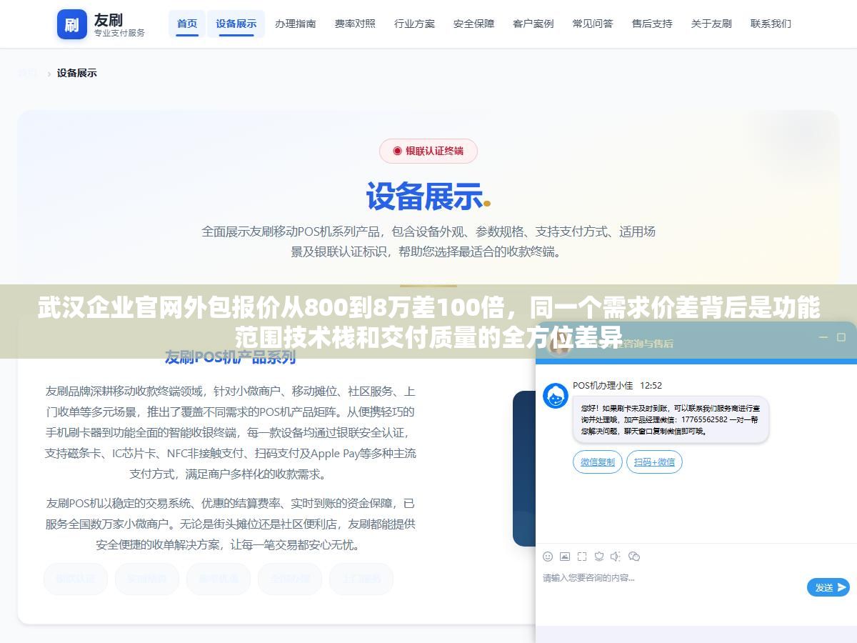 武汉企业官网外包报价从800到8万差100倍,同一个需求价差背后是功能范围技术栈和交付质量的全方位差异 2 - 武汉企业官网外包报价从800到8万差100倍,同一个需求价差背后是功能范围技术栈和交付质量的全方位差异 - UC建站系统