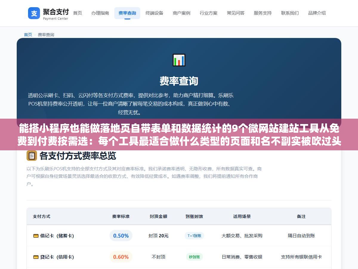 能搭小程序也能做落地页自带表单和数据统计的9个微网站建站工具从免费到付费按需选:每个工具最适合做什么类型的页面和名不副实被吹过头实际做不到的事情一次说清楚 2 - 能搭小程序也能做落地页自带表单和数据统计的9个微网站建站工具从免费到付费按需选:每个工具最适合做什么类型的页面和名不副实被吹过头实际做不到的事情一次说清楚 - UC建站系统