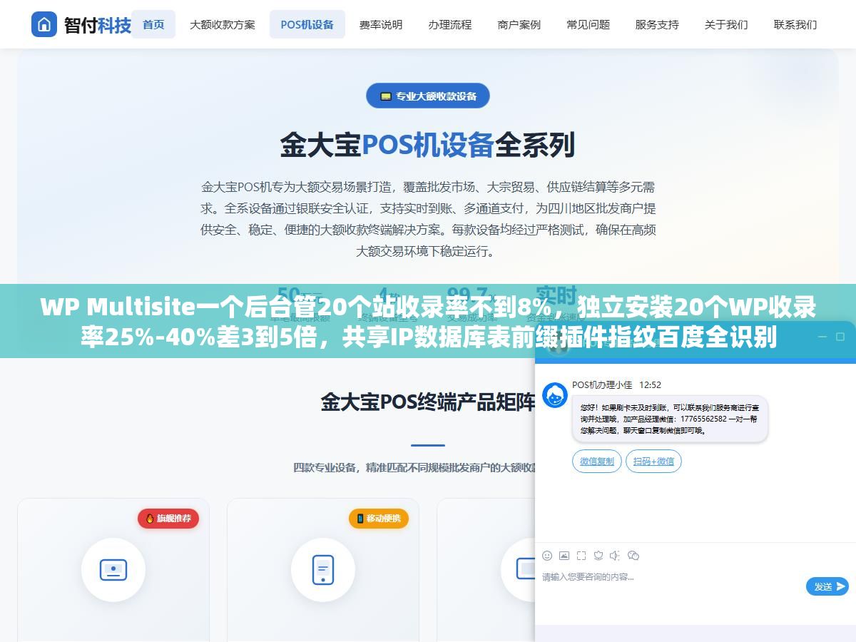 WP Multisite一个后台管20个站收录率不到8%,独立安装20个WP收录率25%-40%差3到5倍,共享IP数据库表前缀插件指纹百度全识别 2 - WP Multisite一个后台管20个站收录率不到8%,独立安装20个WP收录率25%-40%差3到5倍,共享IP数据库表前缀插件指纹百度全识别 - UC建站系统