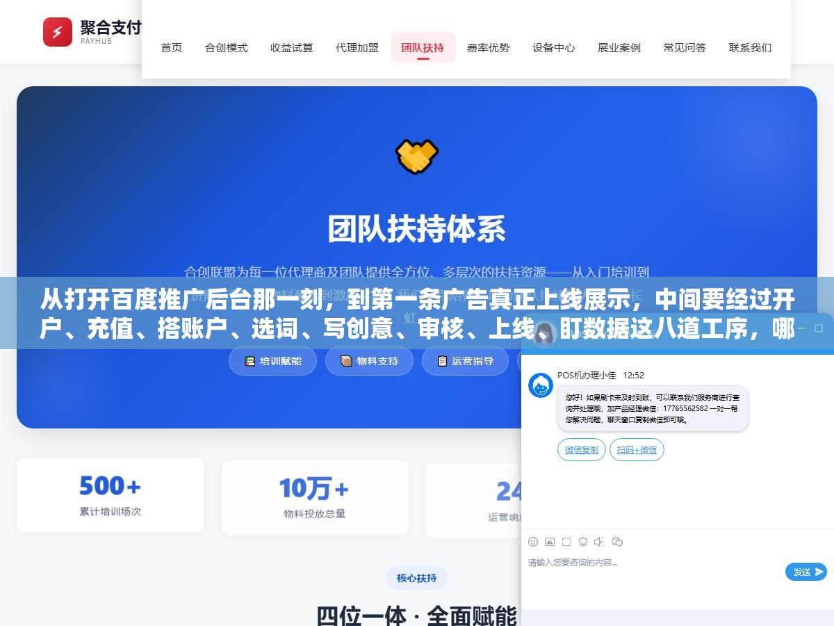 从打开百度推广后台那一刻,到第一条广告真正上线展示,中间要经过开户、充值、搭账户、选词、写创意、审核、上线、盯数据这八道工序,哪一道没走对,钱都会白白烧掉 1 - 从打开百度推广后台那一刻,到第一条广告真正上线展示,中间要经过开户、充值、搭账户、选词、写创意、审核、上线、盯数据这八道工序,哪一道没走对,钱都会白白烧掉 - UC建站系统